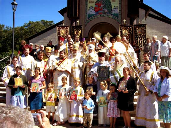 dimanche du triomphe de l'Orthodoxie dans une paroisse orthodoxe russe en Amerique
