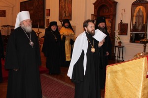 Metropolitan Ilarion Volokolamsky Visits the Synodal Residence of the Primate of the Russian Church Abroad